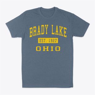 Brady Lake Ohio Classic Established Classic Dad T-Shirt