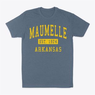 Maumelle Arkansas Classic Established Classic Dad T-Shirt