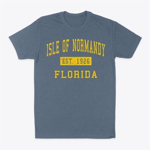 Isle Of Normandy Florida Classic Established Classic Dad T-Shirt