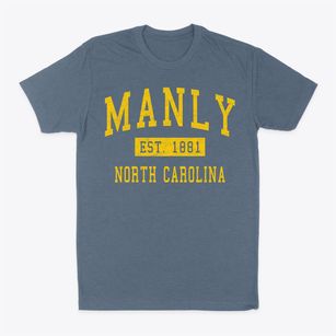 Manly North Carolina Classic Established Classic Dad T-Shirt