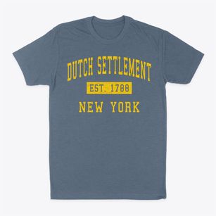 Dutch Settlement New York Classic Established Classic Dad T-Shirt