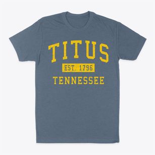 Titus Tennessee Classic Established Classic Dad T-Shirt