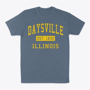 Daysville Illinois Classic Established Classic Dad T-Shirt