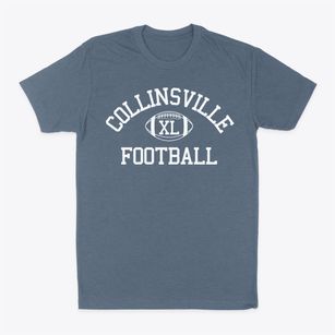 Collinsville School Classic Football Classic Dad T-Shirt