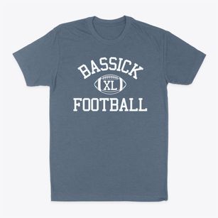 Bassick High School Classic Football Classic Dad T-Shirt