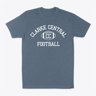 Clarke Central High School Classic Football Classic Dad T-Shirt