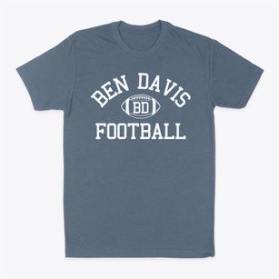 Ben Davis Junior High School Classic Football Classic Dad T-Shirt