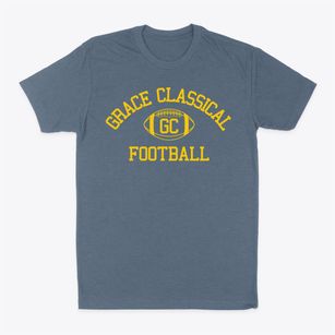 Grace Classical Christian Academy Classic Football Classic Dad T-Shirt