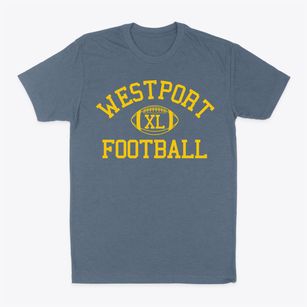Westport High School Classic Football Classic Dad T-Shirt