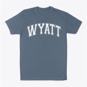 Wyatt Elementary Varsity Arch Classic Dad T-Shirt