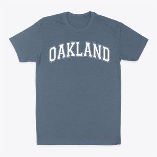 Oakland Alternative High School Varsity Arch Classic Dad T-Shirt