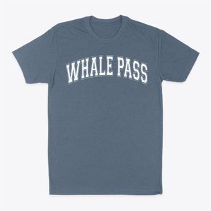 Whale Pass School Varsity Arch Classic Dad T-Shirt