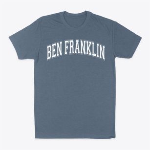 Ben Franklin Elementary School Varsity Arch Classic Dad T-Shirt
