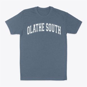 Olathe South High School Varsity Arch Classic Dad T-Shirt