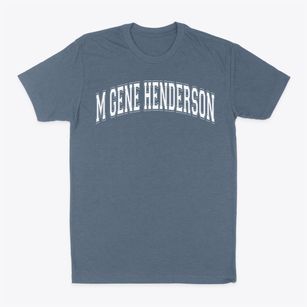 M Gene Henderson Elementary School Varsity Arch Classic Dad T-Shirt