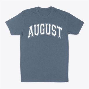 August Elementary School Varsity Arch Classic Dad T-Shirt
