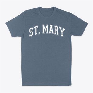 St Mary Parish Varsity Arch Classic Dad T-Shirt