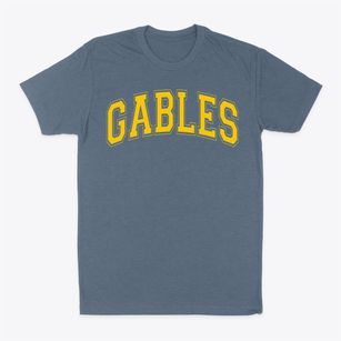 Gables Academy Varsity Arch Classic Dad T-Shirt