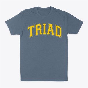 Triad School Varsity Arch Classic Dad T-Shirt