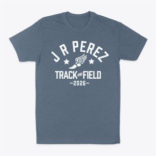 J R Perez Elementary School Track and Field Classic Dad T-Shirt