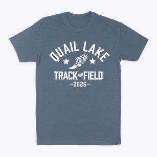 Quail Lake Charter School Track and Field Classic Dad T-Shirt