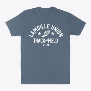 Lamoille Union High School Track and Field Classic Dad T-Shirt