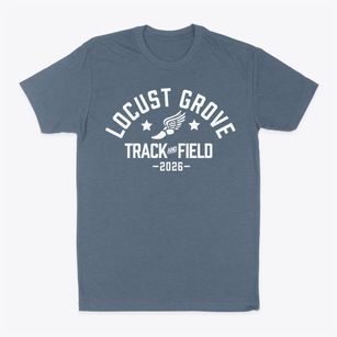 Locust Grove Elementary School Track and Field Classic Dad T-Shirt
