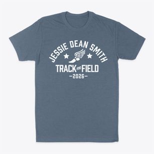 Jessie Dean Smith Elementary School Track and Field Classic Dad T-Shirt