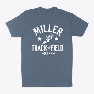 Miller Elementary School Track and Field Classic Dad T-Shirt