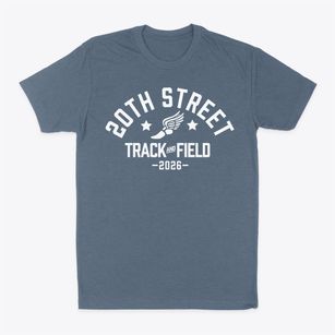 20th Street Elementary School Track and Field Classic Dad T-Shirt