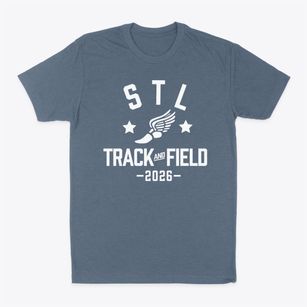 S T L Track and Field Classic Dad T-Shirt