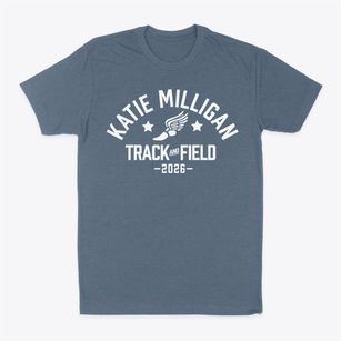 Katie Milligan High Track and Field Classic Dad T-Shirt