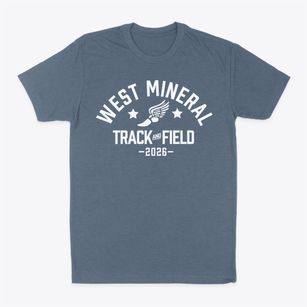 West Mineral Attendance Center Track and Field Classic Dad T-Shirt