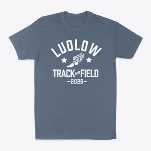 Ludlow High School Track and Field Classic Dad T-Shirt
