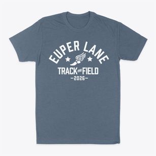 Euper Lane Elementary School Track and Field Classic Dad T-Shirt