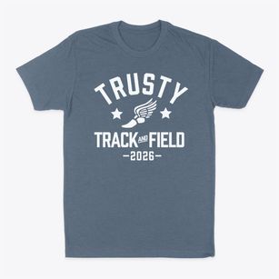 Trusty Elementary School Track and Field Classic Dad T-Shirt