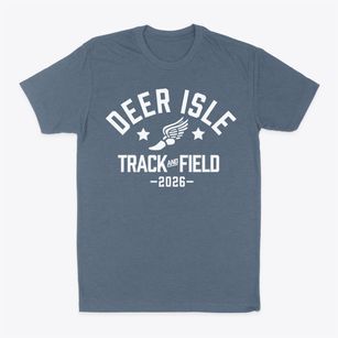 Deer Isle Elementary School Track and Field Classic Dad T-Shirt