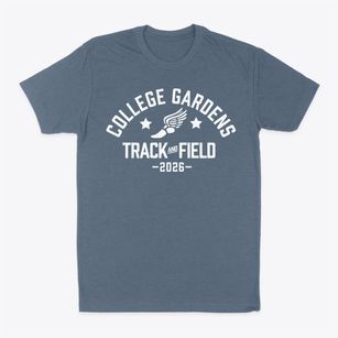 College Gardens Elementary School Track and Field Classic Dad T-Shirt
