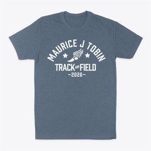 Maurice J Tobin Elementary School Track and Field Classic Dad T-Shirt