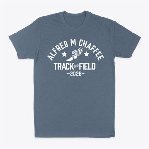 Alfred M Chaffee Elementary School Track and Field Classic Dad T-Shirt