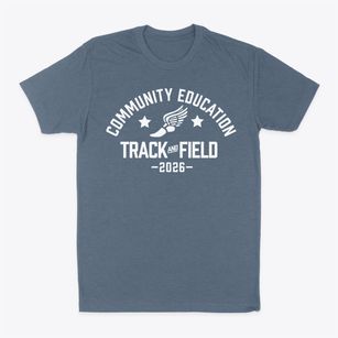 Community Education School Track and Field Classic Dad T-Shirt
