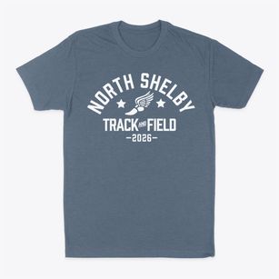 North Shelby Elementary School Track and Field Classic Dad T-Shirt