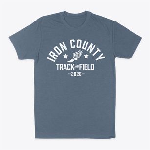 Iron County C4 Junior High School Track and Field Classic Dad T-Shirt