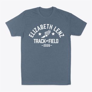 Elizabeth Lenz Elementary School Track and Field Classic Dad T-Shirt