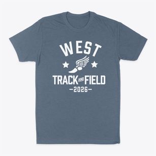 West Middle School Track and Field Classic Dad T-Shirt