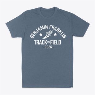 Benjamin Franklin Elementary School Track and Field Classic Dad T-Shirt