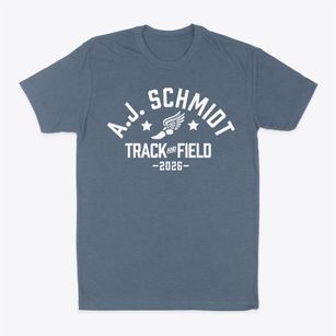A.j. Schmidt Elementary School Track and Field Classic Dad T-Shirt