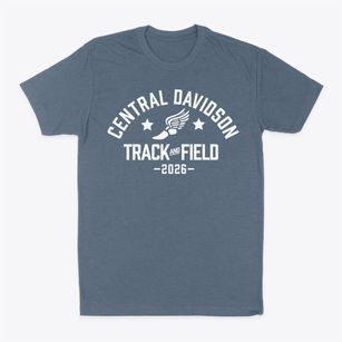 Central Davidson Middle School Track and Field Classic Dad T-Shirt