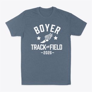 Boyer Kindergarten Center Track and Field Classic Dad T-Shirt
