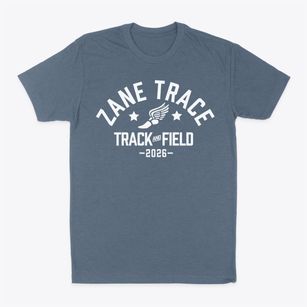 Zane Trace Elementary School Track and Field Classic Dad T-Shirt